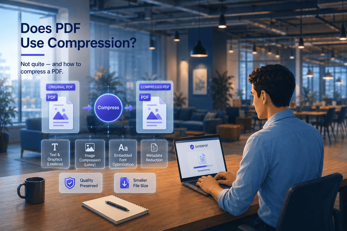Les PDF utilisent-ils la compression ? Pas tout à fait — Et comment compresser un PDF