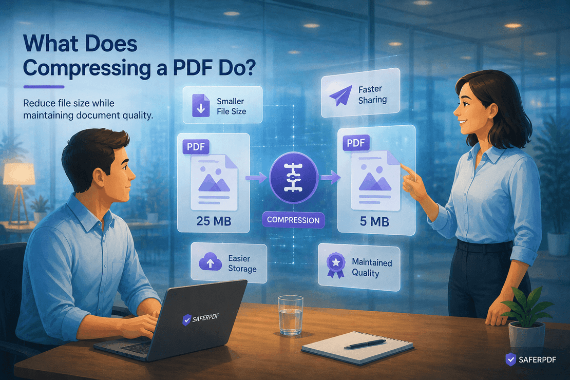 What does compressing a PDF do? A simple explanation