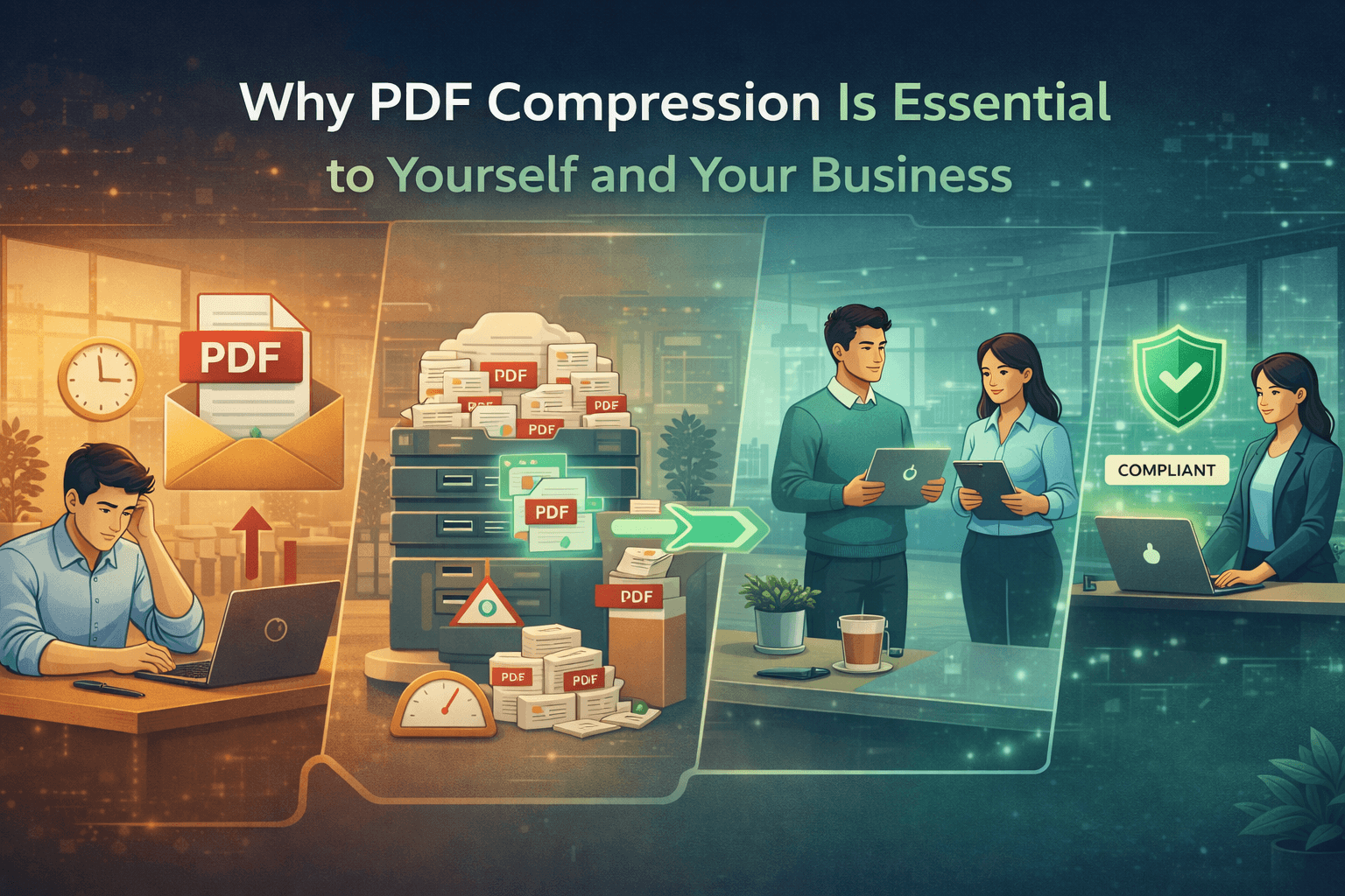 Why PDF compression is essential to yourself and your business